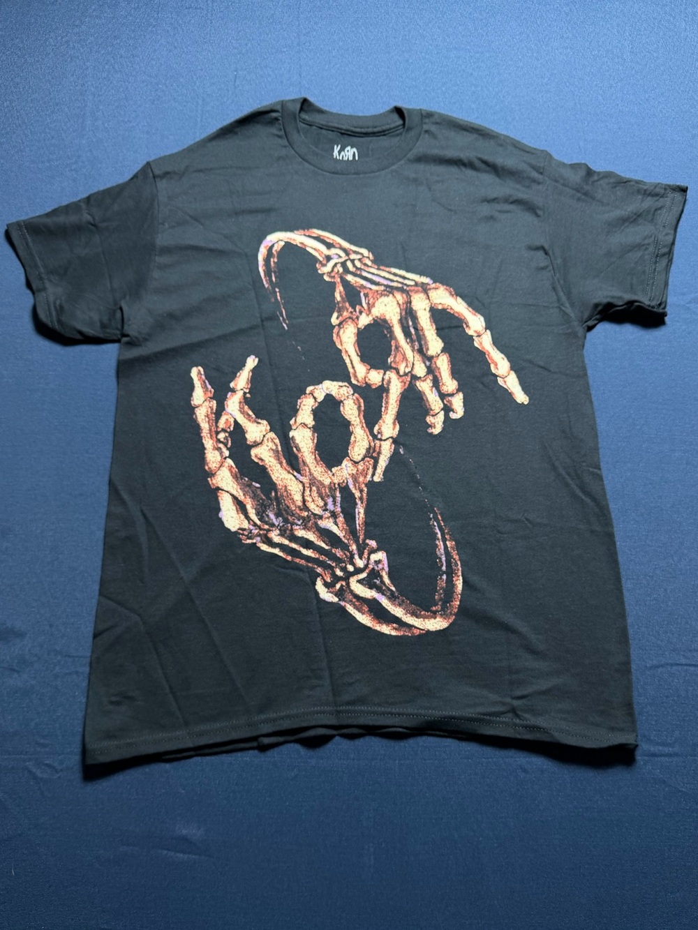 Korn Skeleton Hands 100% Cotton T-Shirt Size M NWOT